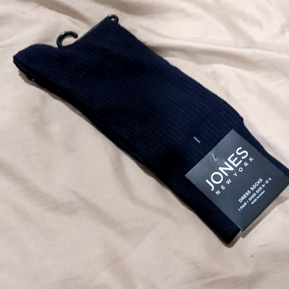 Navy Jones New York dress socks